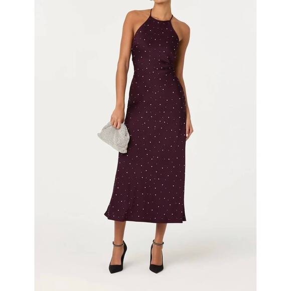 ASTR Dresses & Skirts - NEW ASTR halley midi dress in deep purple